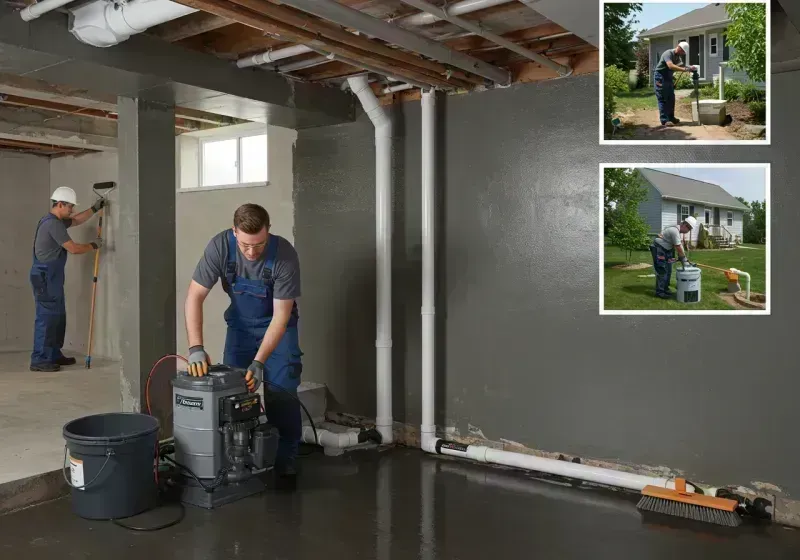 Basement Waterproofing and Flood Prevention process in Pleasant Hill, MO